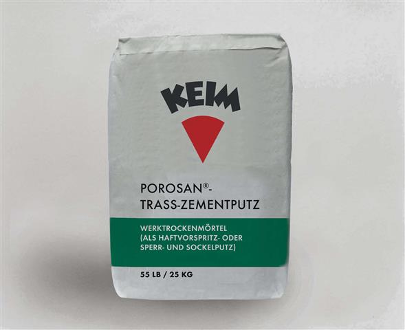 KEIM Porosan®-Trass-Zementputz KEIM Porosan®-Trass-Zementputz